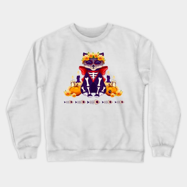 Catoween Crewneck Sweatshirt by Cool-Ero